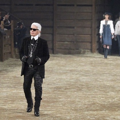 Denim jackets and feather headdresses… TEXAS at Chanel?